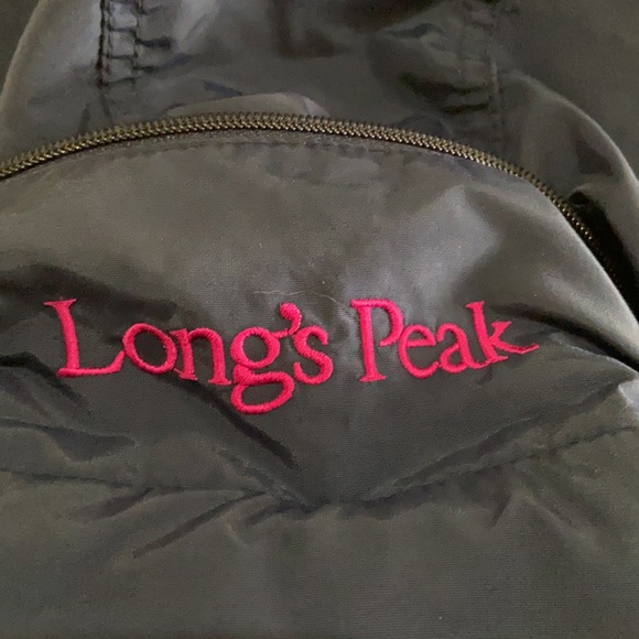 Columbia Ladies Long’s Peak Windbreaker Jacket with Hood Size Large Vint… - Picture 4 of 11